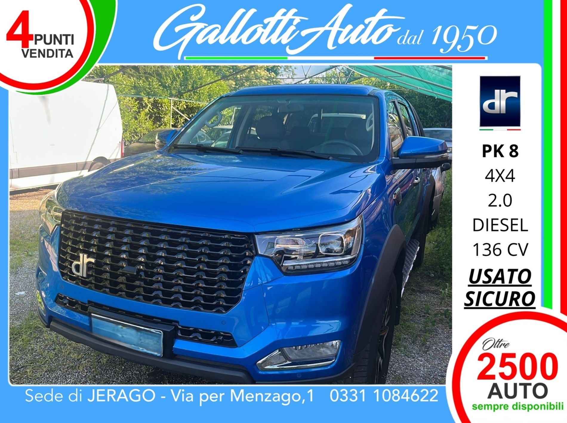 2.0 turbo diesel 4x4 136cv  - SENZA VINCOLI DI FINANZIAMENTO - Gallotti Auto